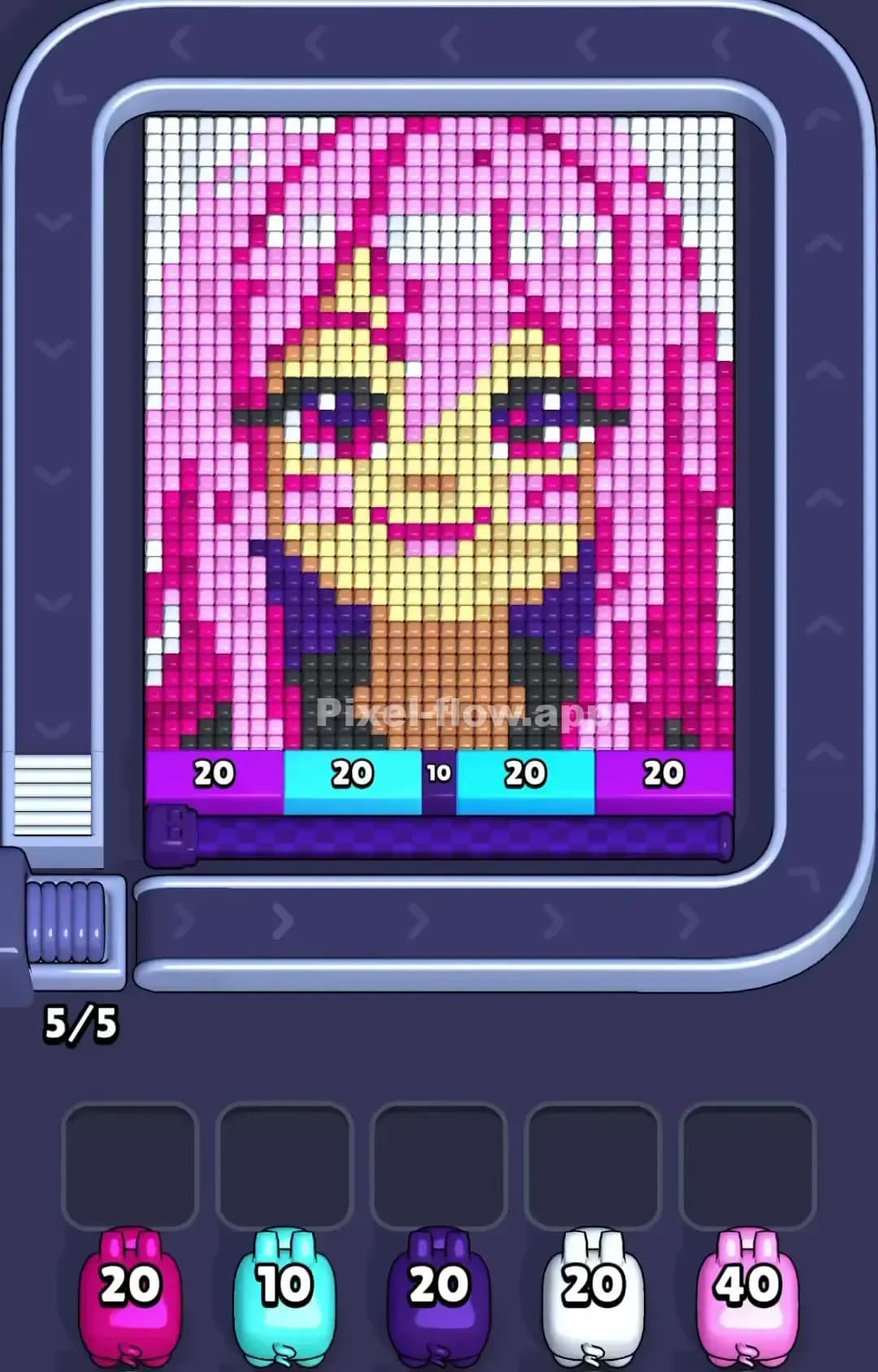 Pixel Flow Level 1128 Screenshot