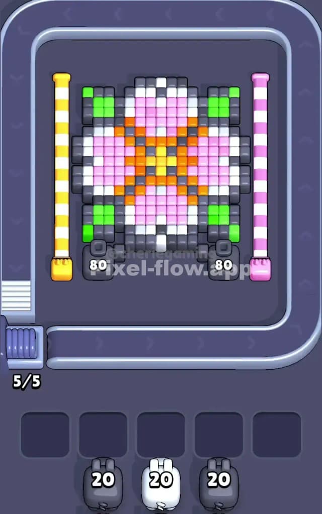 Pixel Flow Level 115 Gameplay