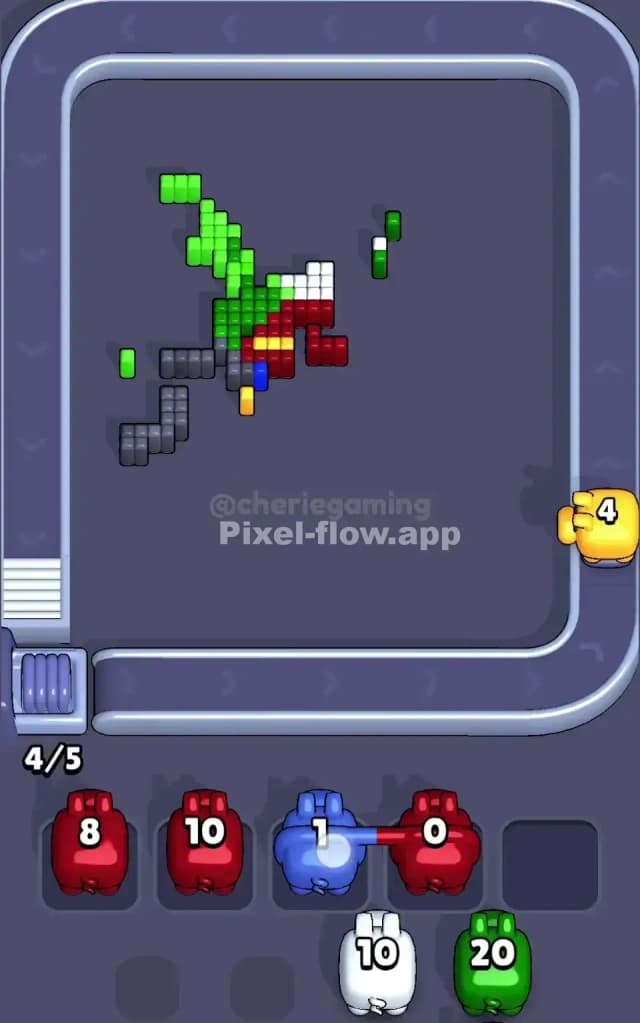 Pixel Flow Level 568 Solution 3
