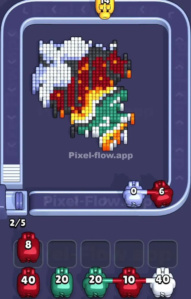 Pixel Flow Level 1057 Solution 2