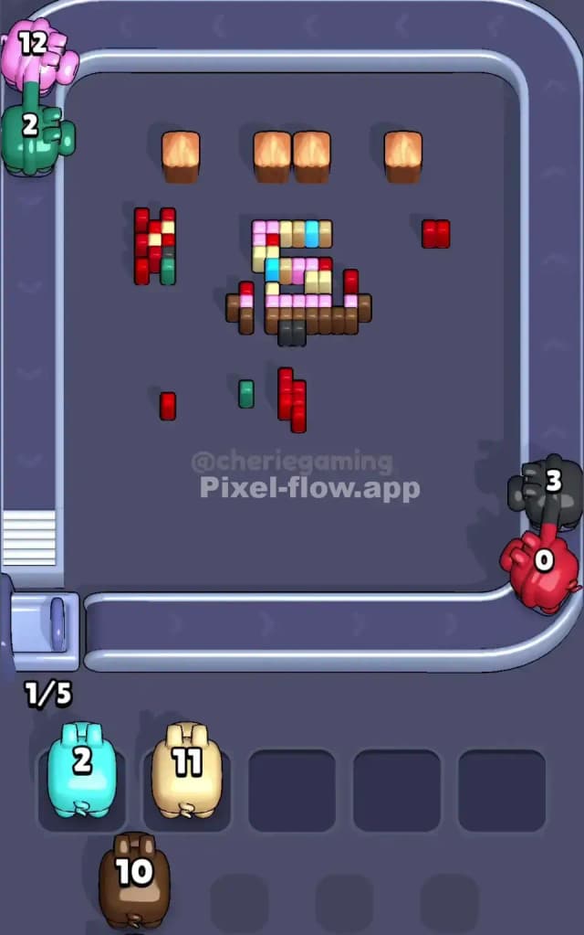 Pixel Flow Level 462 Solution 3