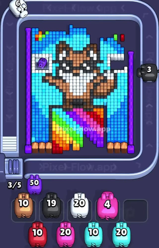 Pixel Flow Level 1369 Solution 1