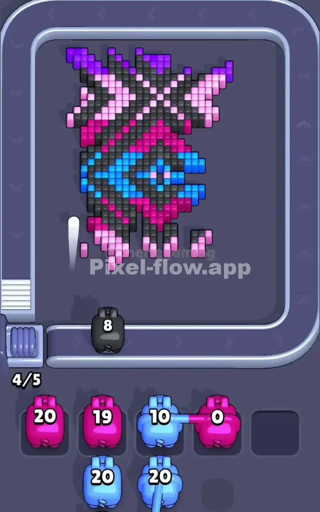 Pixel Flow Level 156 Solution 2