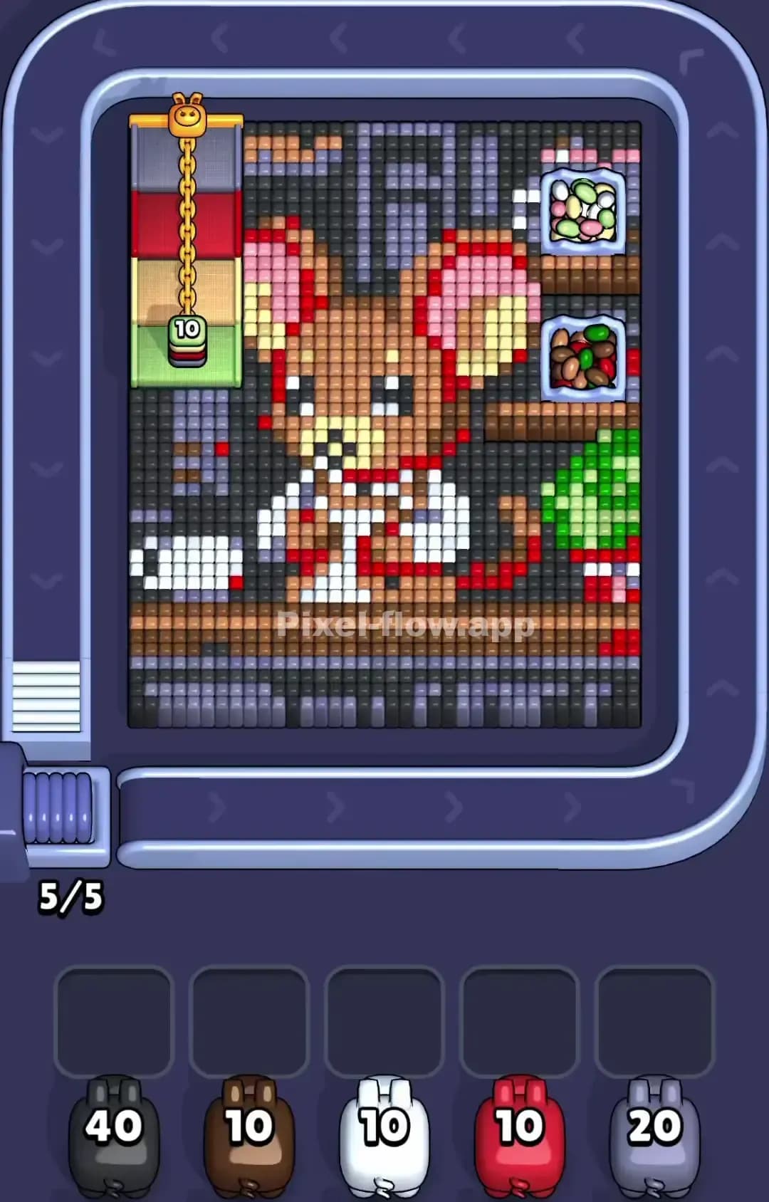 Pixel Flow Level 1216 Screenshot