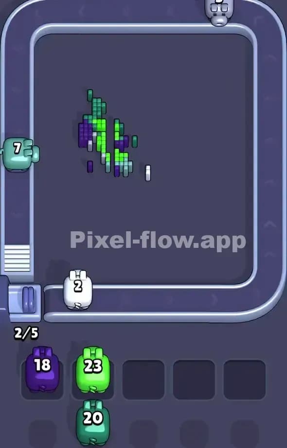 Pixel Flow Level 557 Solution 3