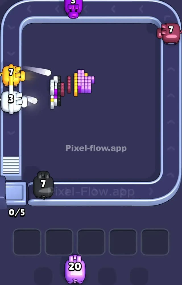 Pixel Flow Level 986 Solution 3