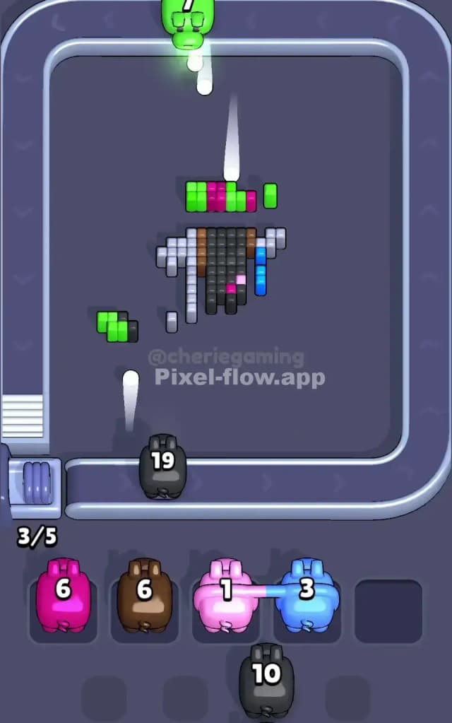 Pixel Flow Level 571 Solution 3