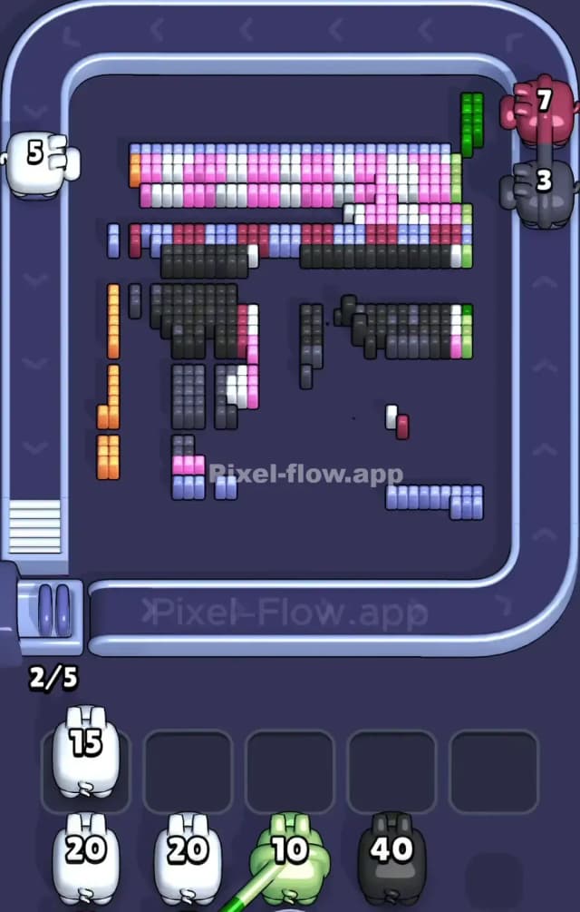 Pixel Flow Level 829 Solution 3