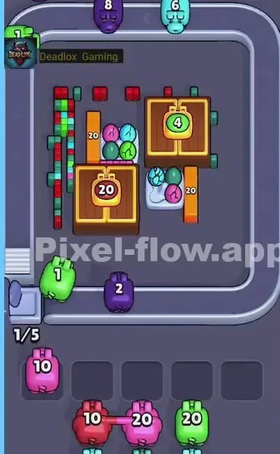 Pixel Flow Level 443 Solution 2