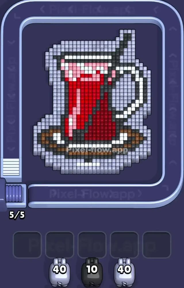 Pixel Flow Level 1241 Gameplay