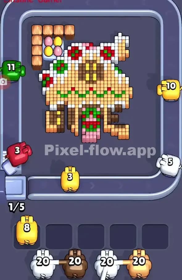 Pixel Flow Level 319 Solution 1
