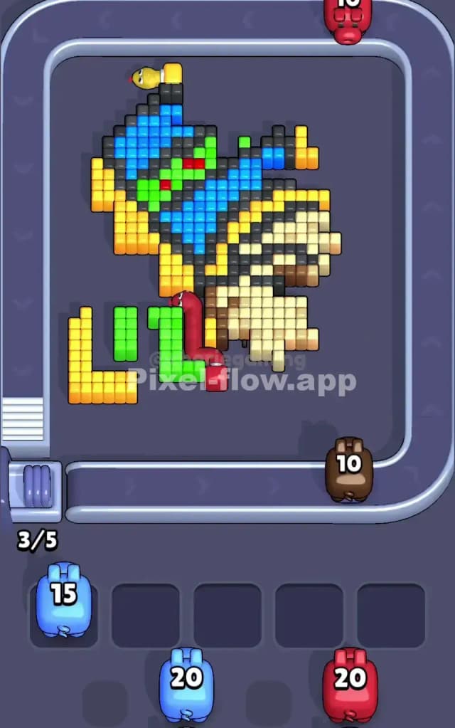Pixel Flow Level 175 Solution 2