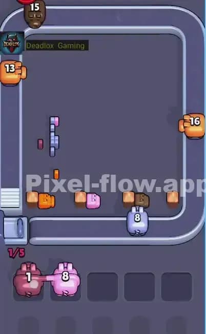 Pixel Flow Level 455 Solution 3