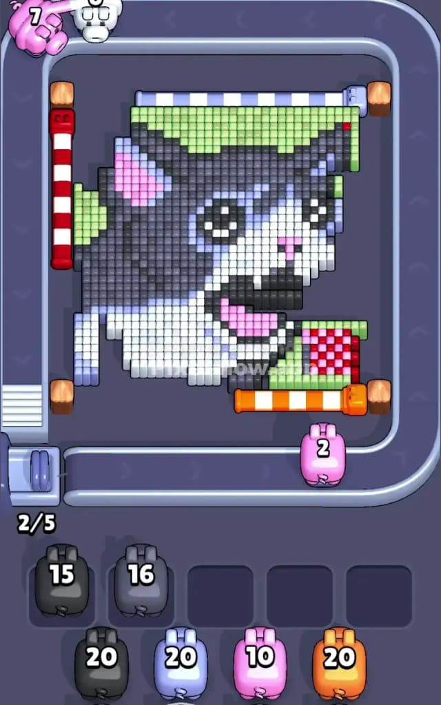 Pixel Flow Level 342 Solution 1