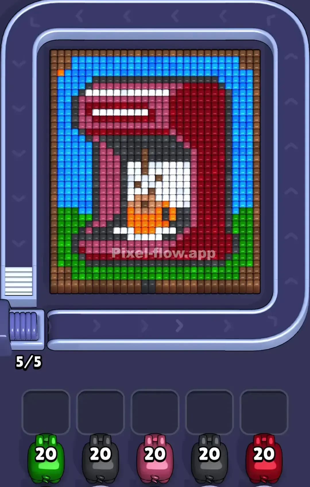 Pixel Flow Level 884 Screenshot