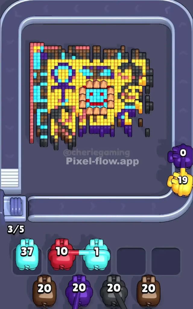 Pixel Flow Level 338 Solution 1