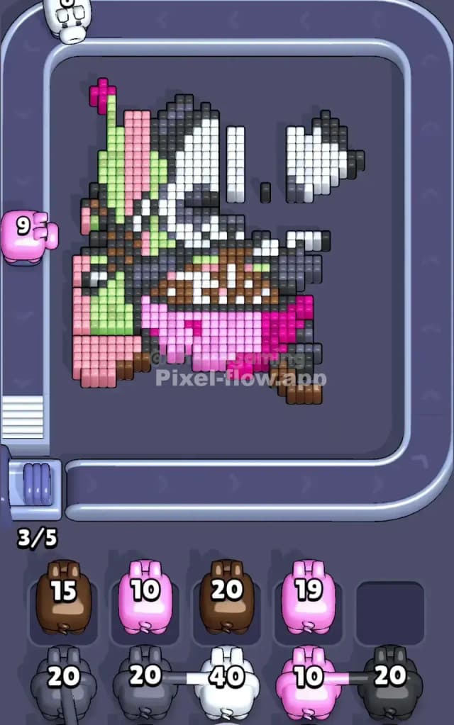 Pixel Flow Level 580 Solution 2