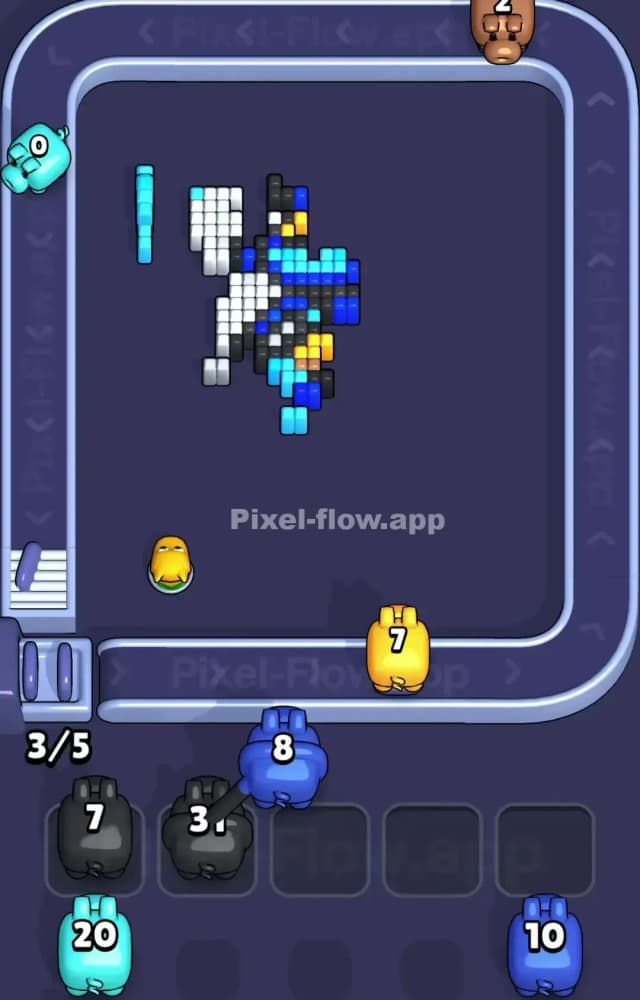 Pixel Flow Level 1231 Solution 3