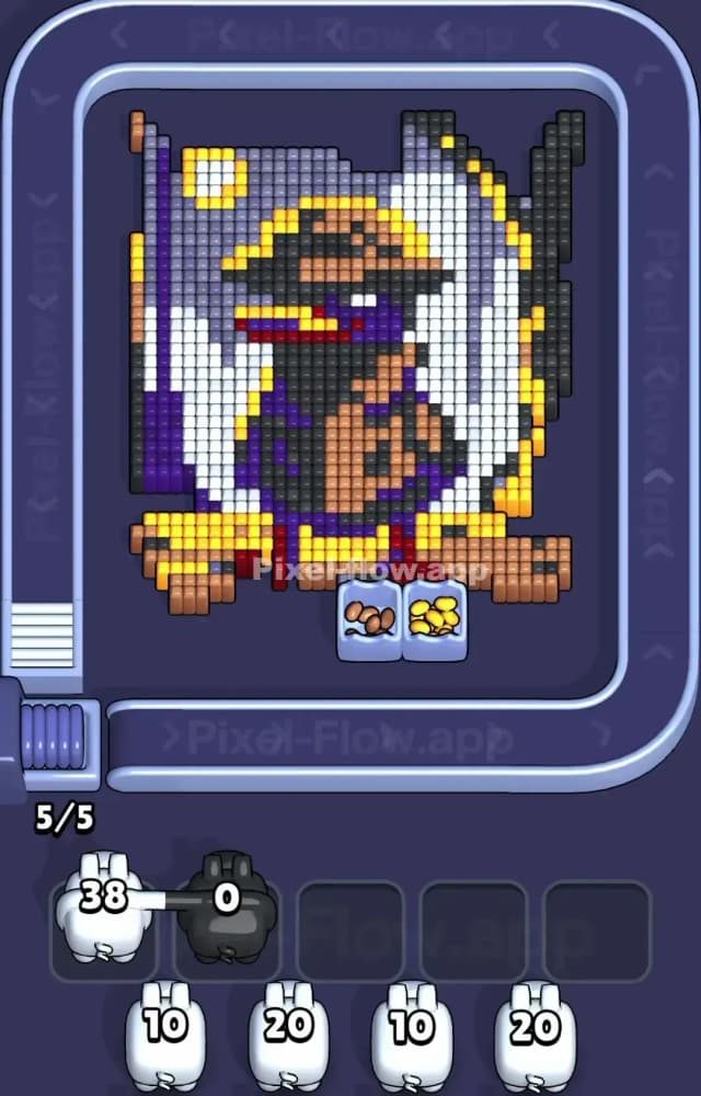 Pixel Flow Level 1225 Solution 1