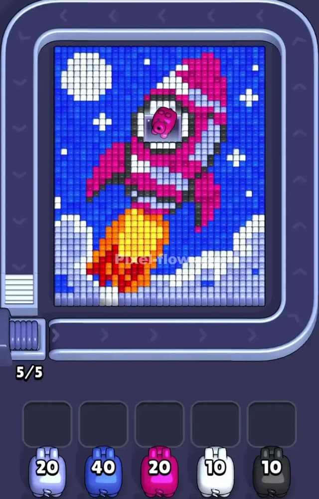 Pixel Flow Level 1278 Gameplay