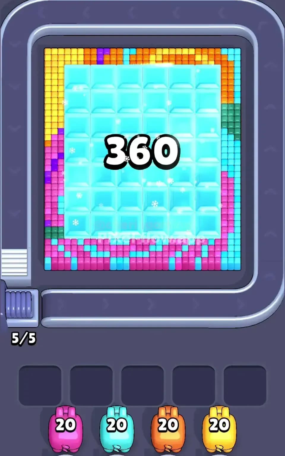 Pixel Flow Level 391 Screenshot
