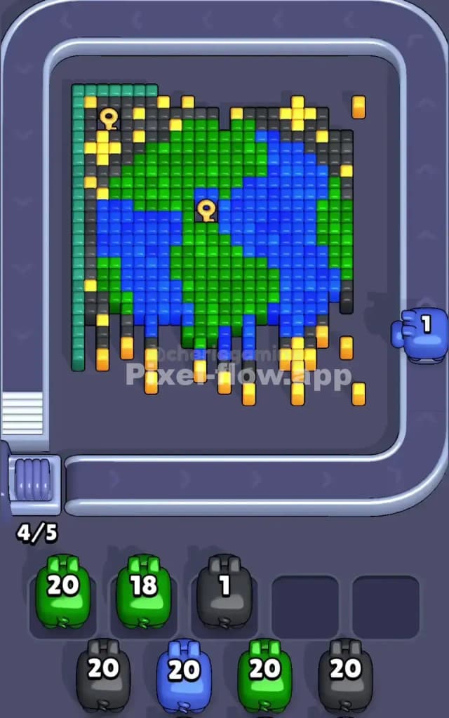 Pixel Flow Level 53 Solution 1