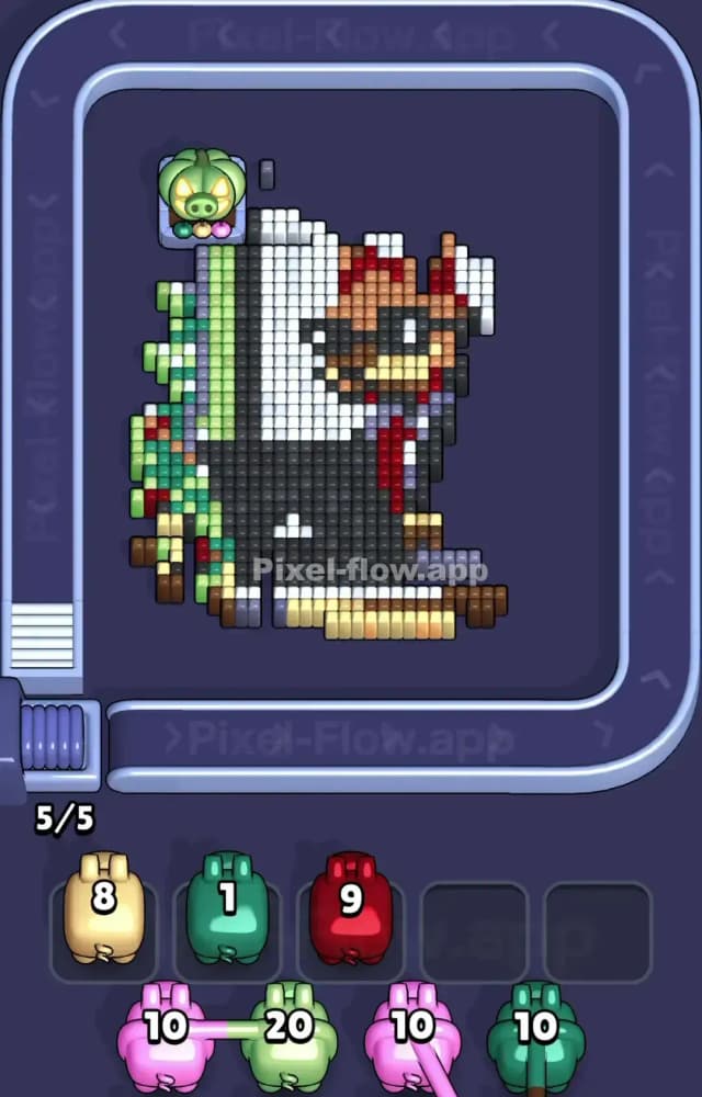 Pixel Flow Level 1355 Solution 1