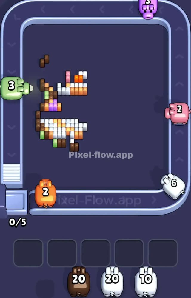 Pixel Flow Level 981 Solution 2