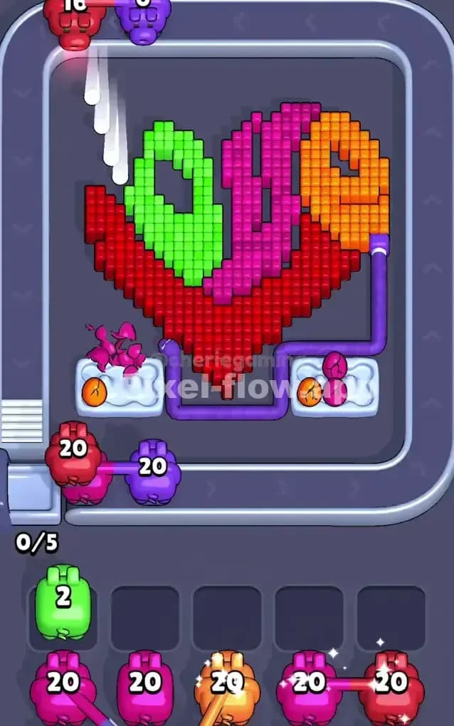 Pixel Flow Level 300 Solution 2