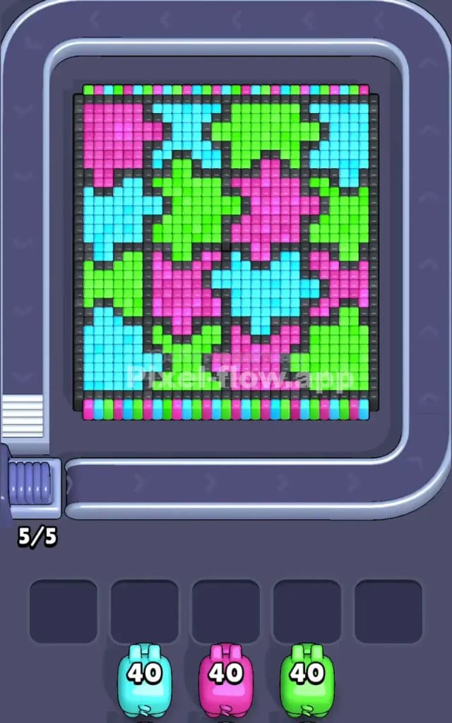 Pixel Flow Level 27 Gameplay