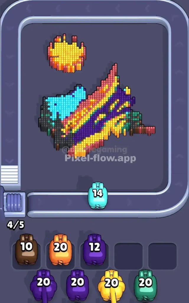 Pixel Flow Level 425 Solution 1
