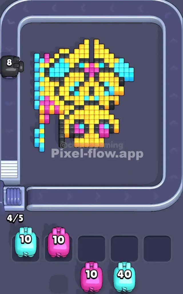Pixel Flow Level 34 Solution 2