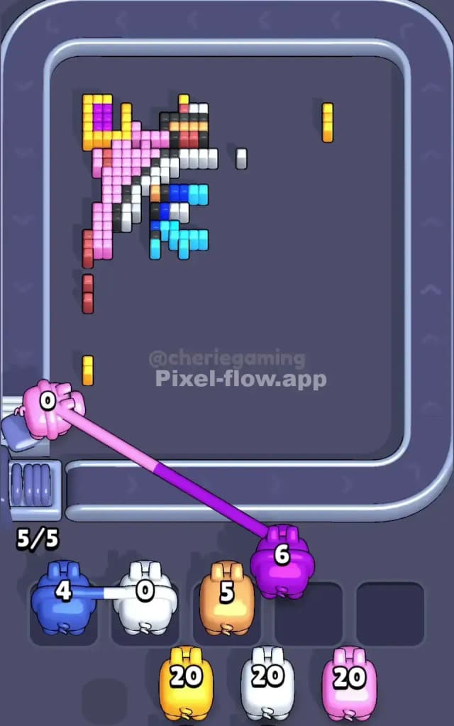 Pixel Flow Level 717 Solution 3