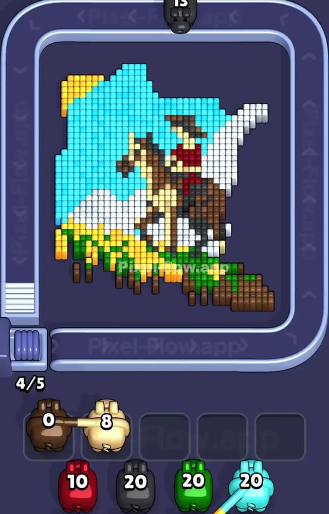 Pixel Flow Level 1582 Solution 1