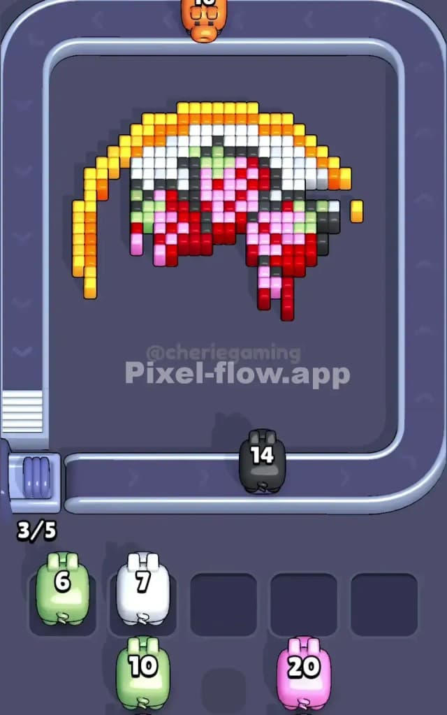 Pixel Flow Level 177 Solution 2