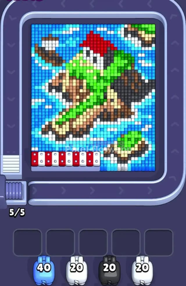Pixel Flow Level 1677 Gameplay