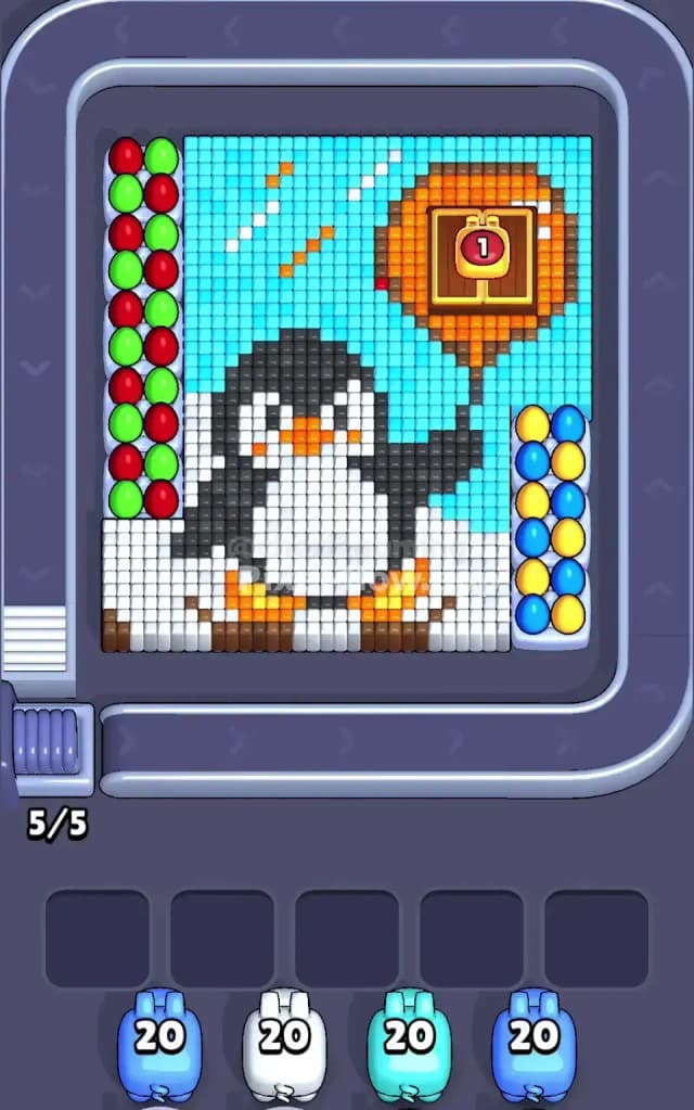 Pixel Flow Level 557 Gameplay