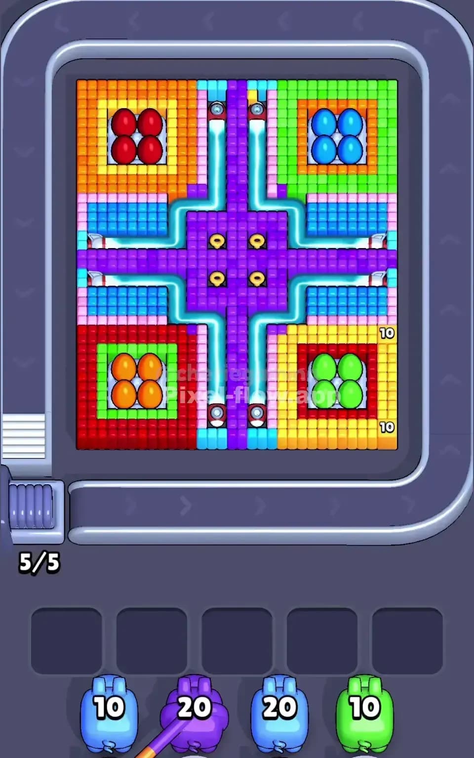 Pixel Flow Level 665 Screenshot