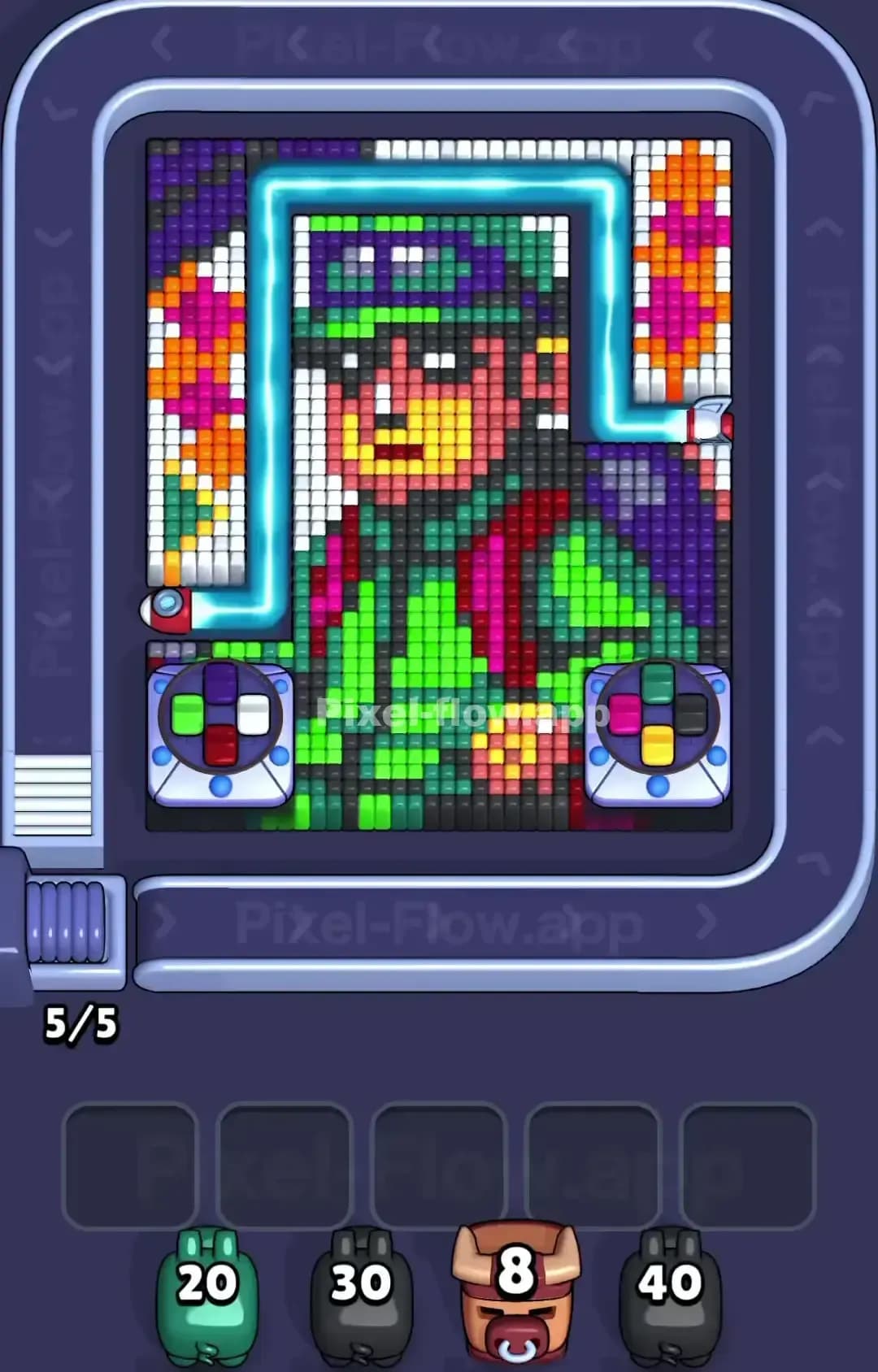 Pixel Flow Level 1593 Screenshot