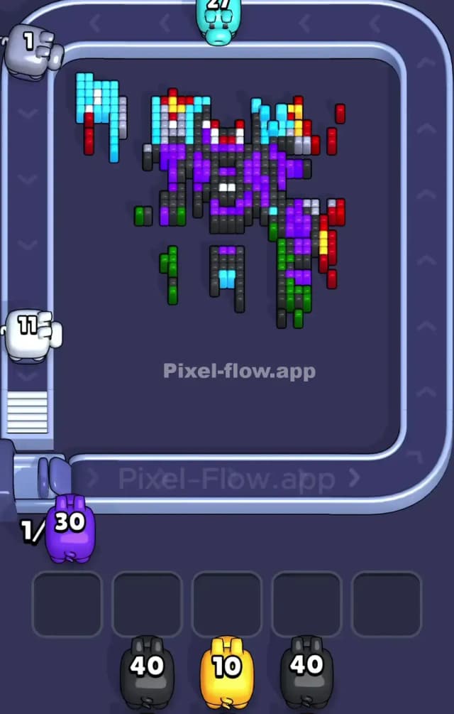 Pixel Flow Level 873 Solution 3