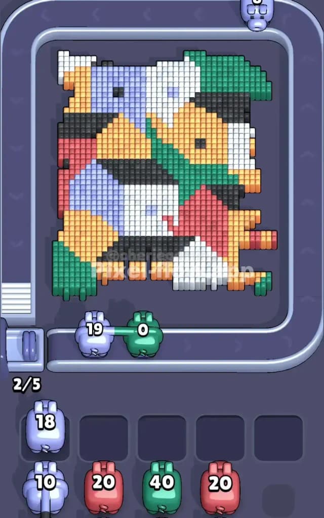 Pixel Flow Level 178 Solution 1