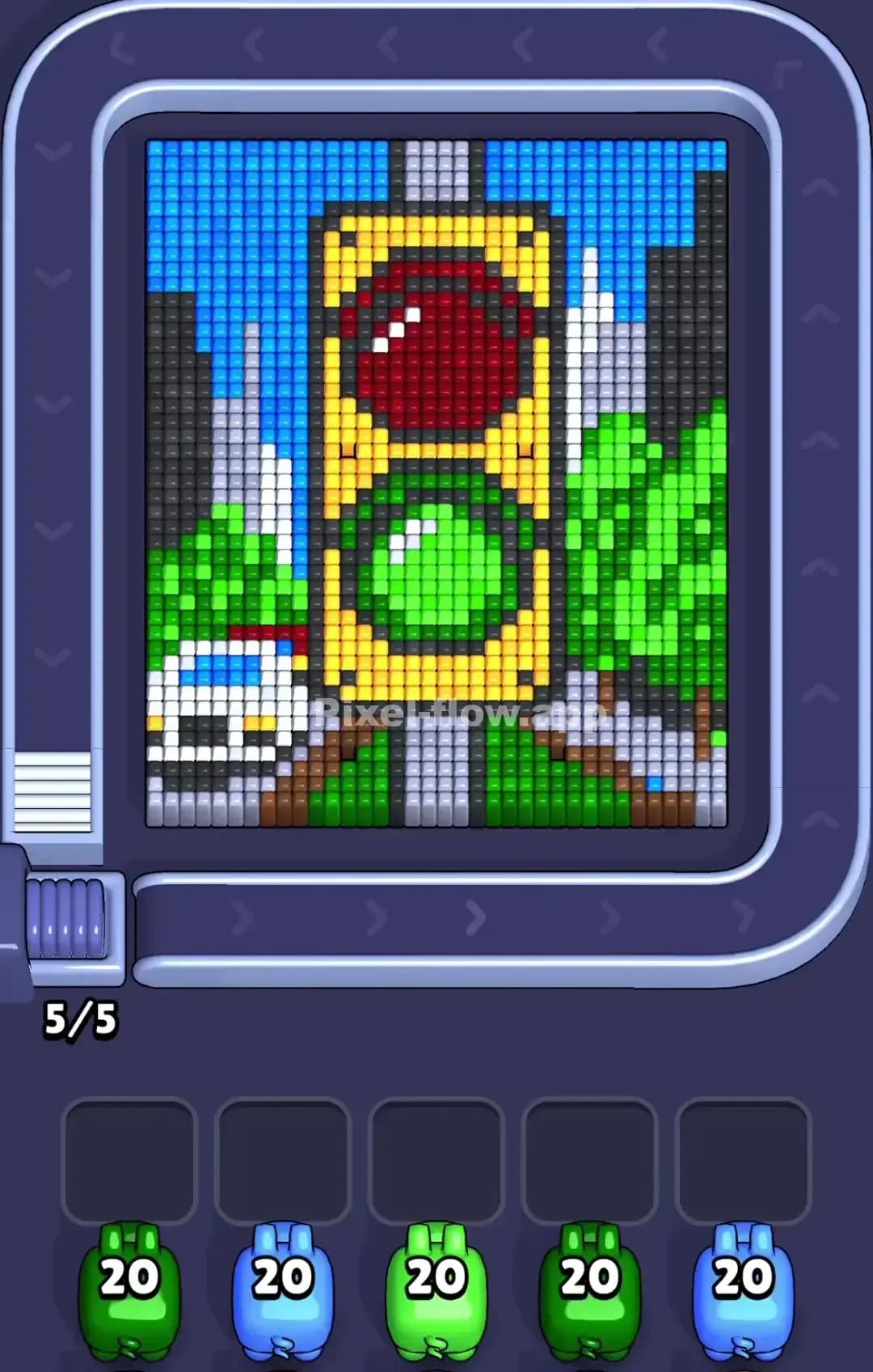 Pixel Flow Level 870 Screenshot