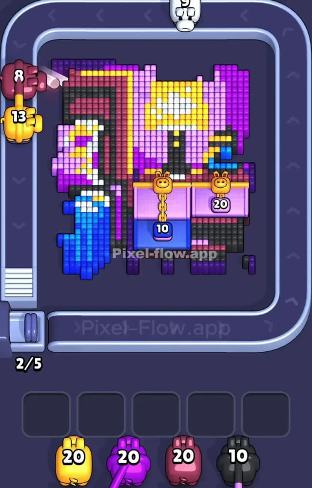 Pixel Flow Level 986 Solution 1