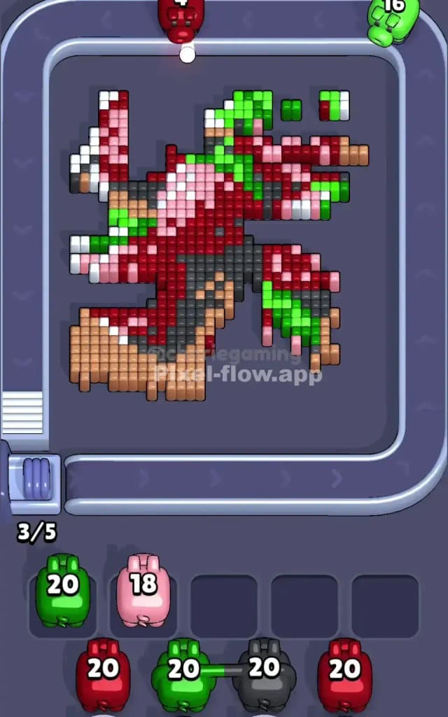 Pixel Flow Level 582 Solution 2