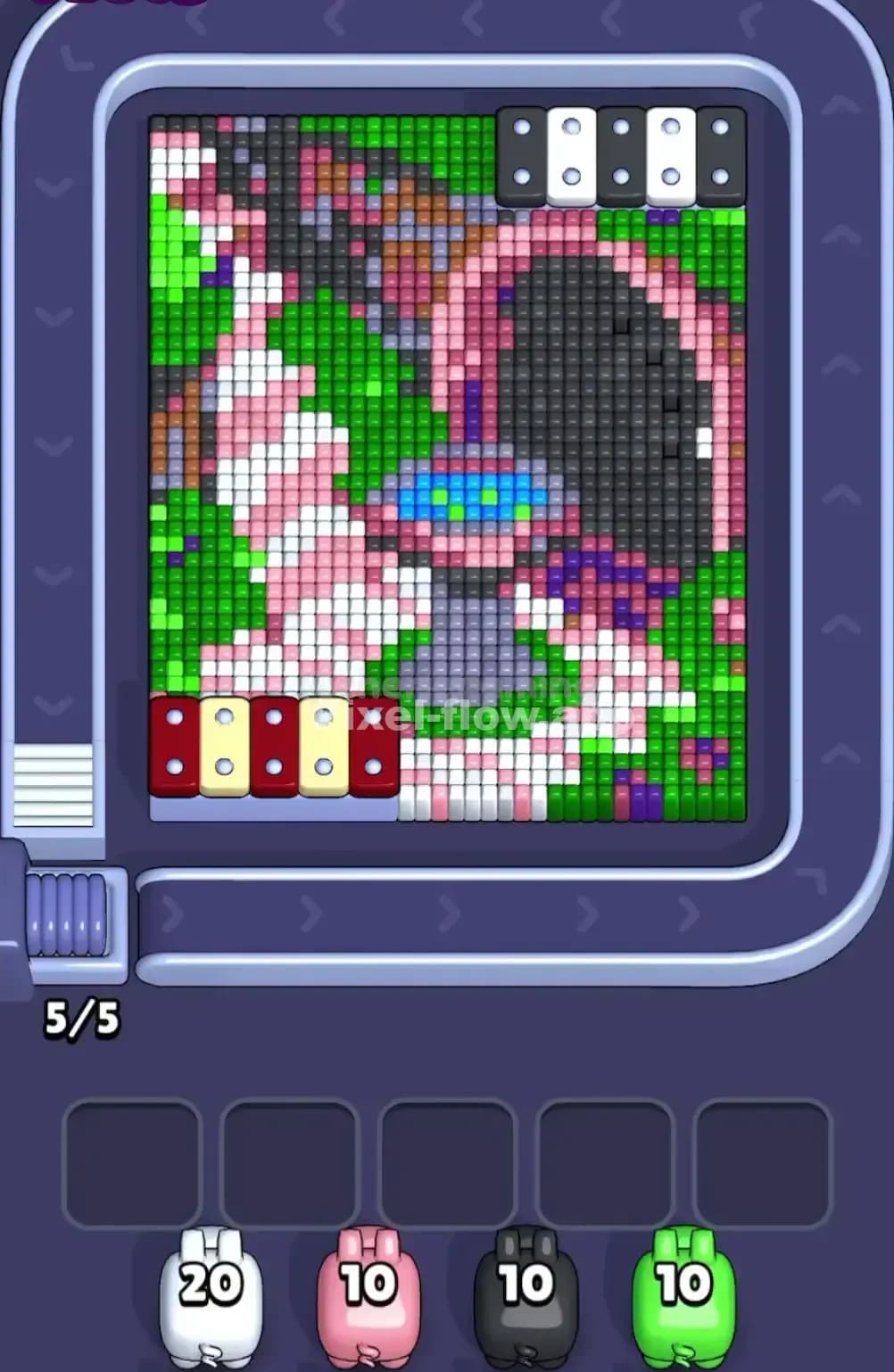 Pixel Flow Level 1728 Screenshot