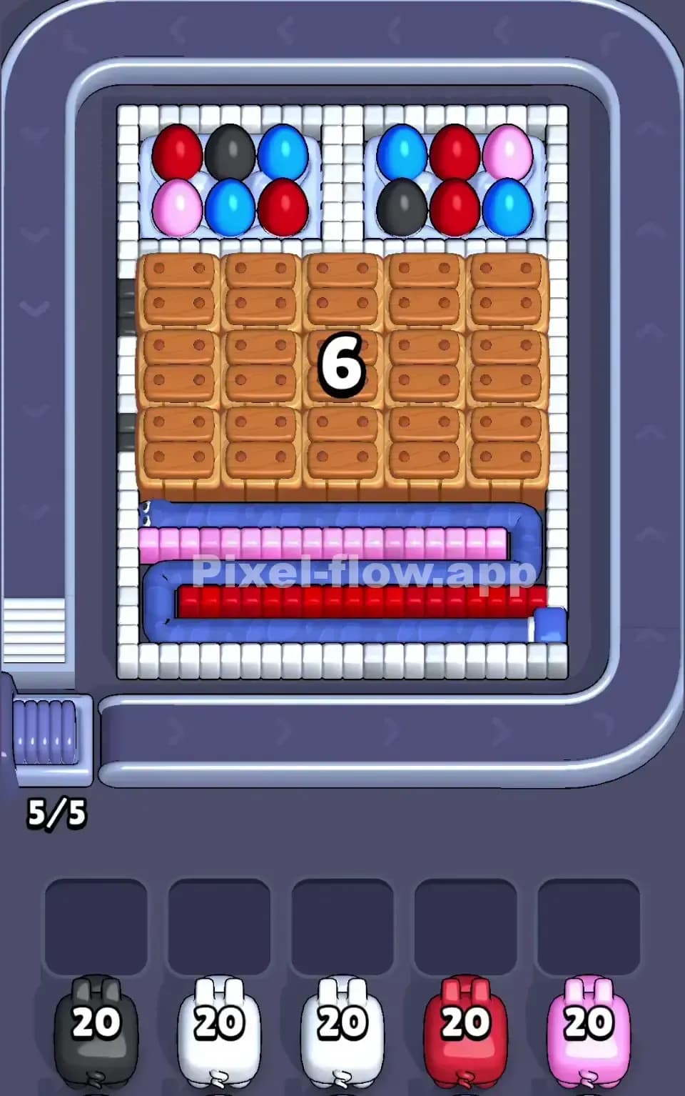 Pixel Flow Level 232 Screenshot