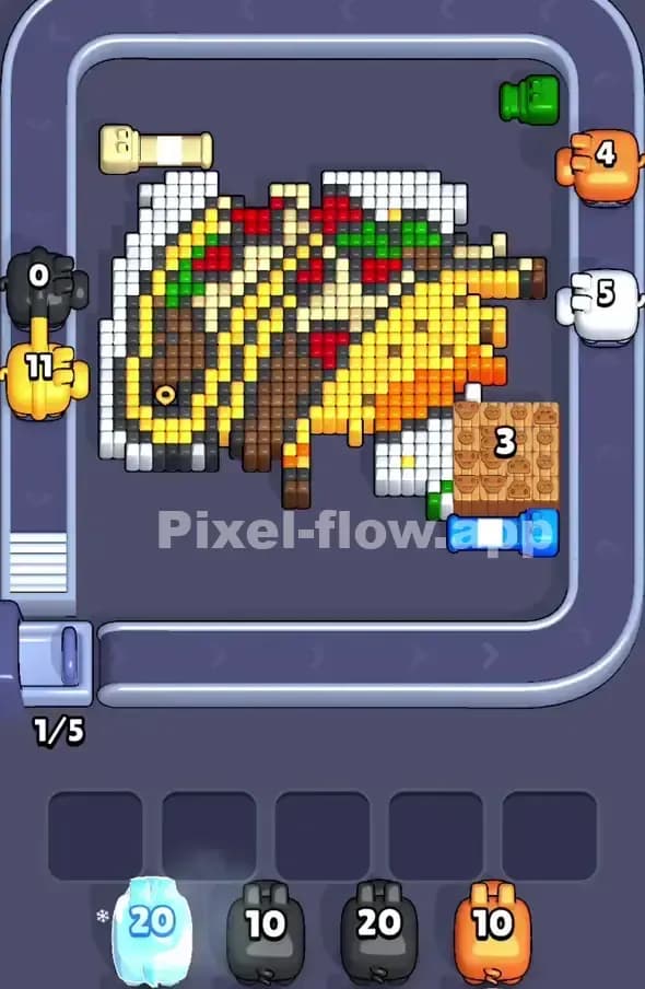 Pixel Flow Level 395 Solution 1