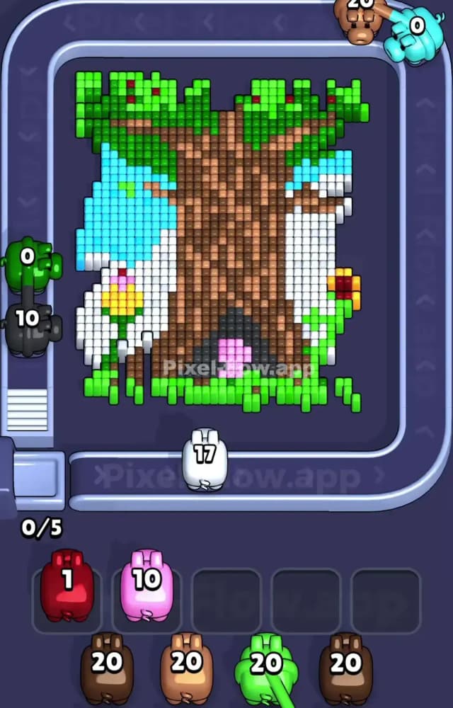 Pixel Flow Level 1038 Solution 1