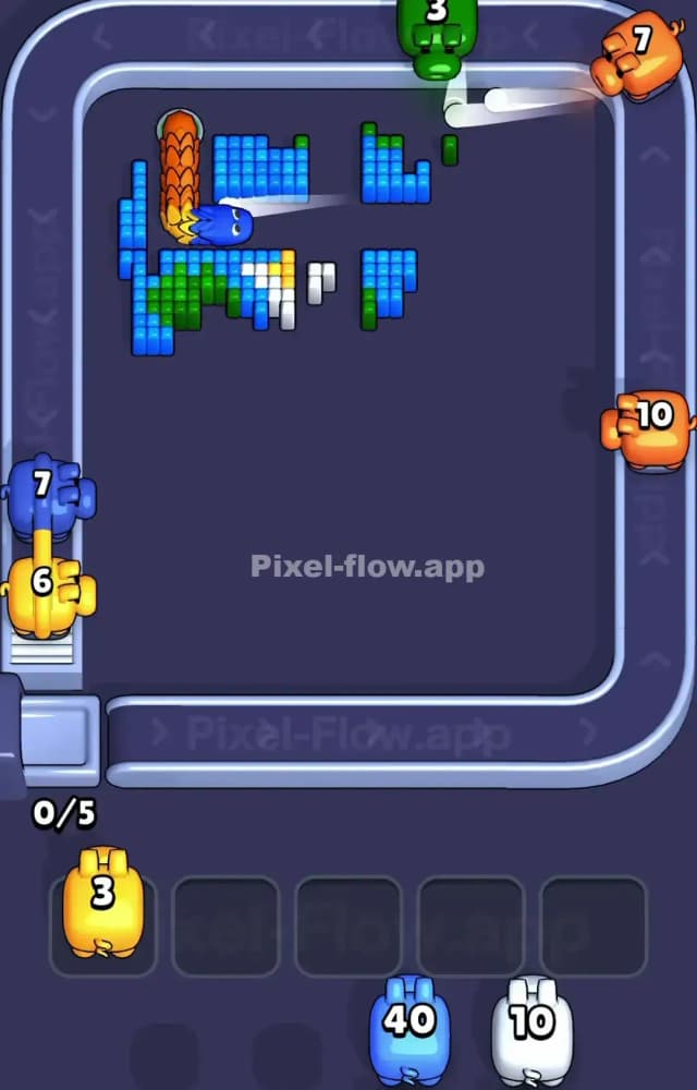 Pixel Flow Level 1364 Solution 3