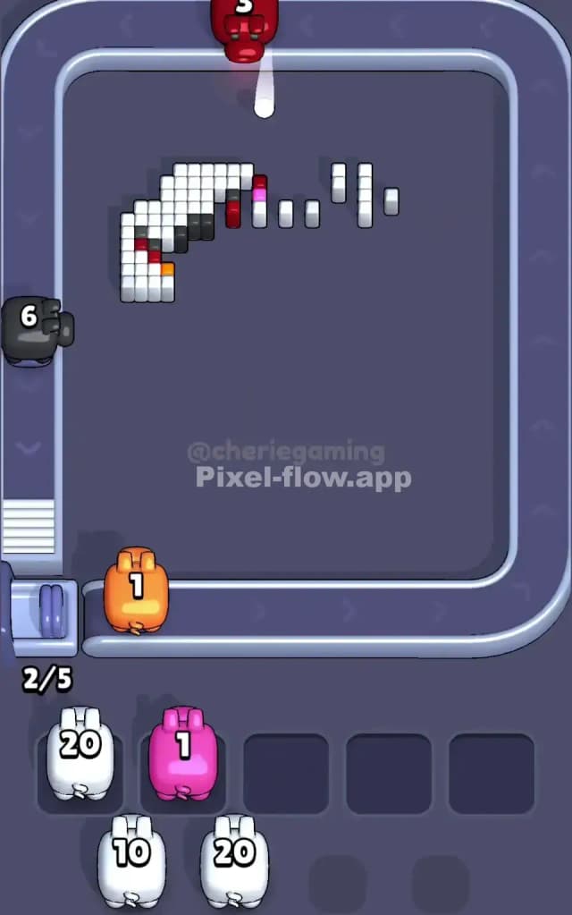 Pixel Flow Level 447 Solution 3